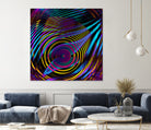 Epicentrum by Iustina Istrati on GIANT ART - fuchsia digital painting