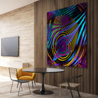 Epicentrum by Iustina Istrati on GIANT ART - fuchsia digital painting