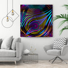 Epicentrum by Iustina Istrati on GIANT ART - fuchsia digital painting