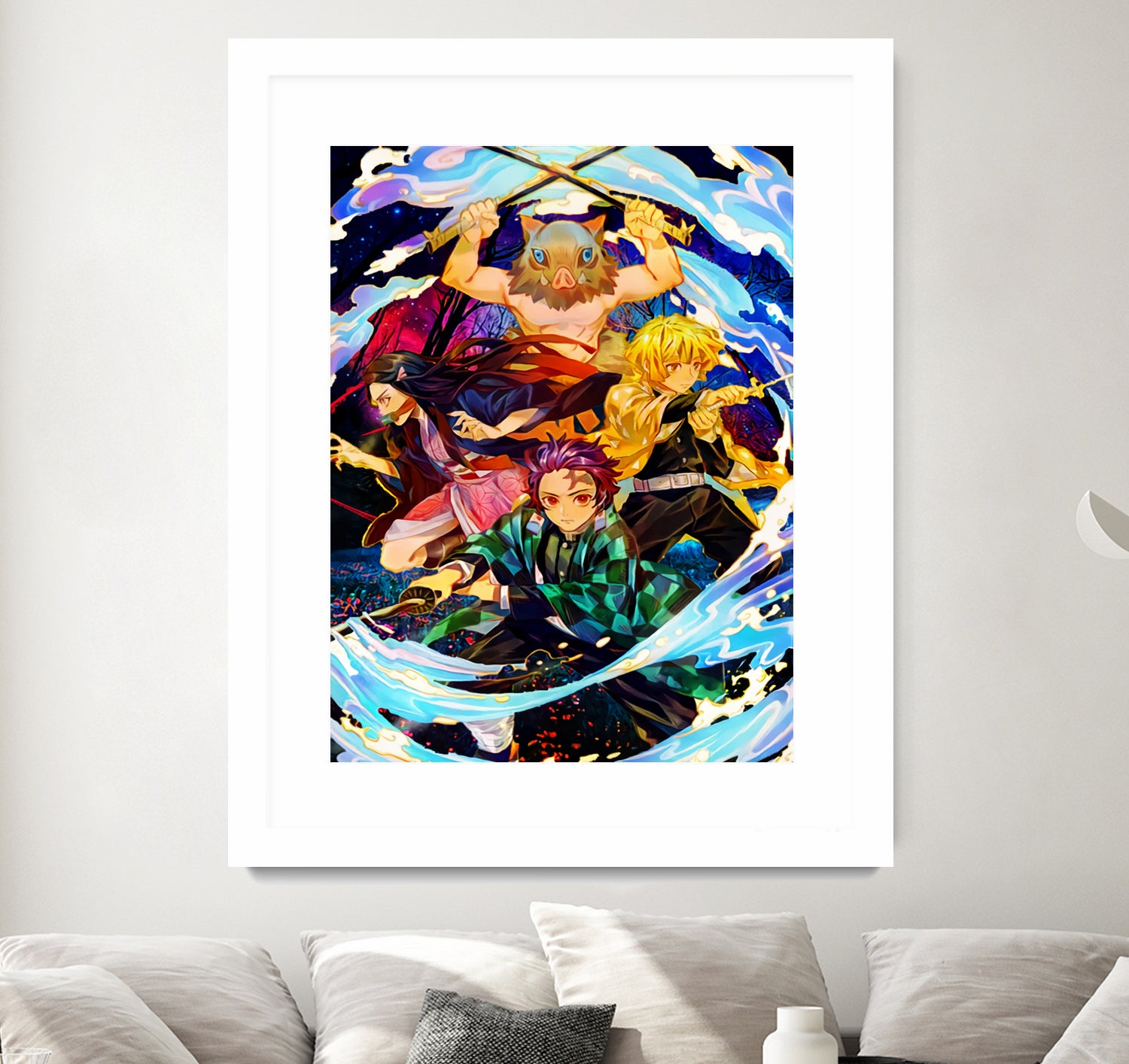 Demon Slayer Team by Christian Velazquez on GIANT ART - orange digital painting