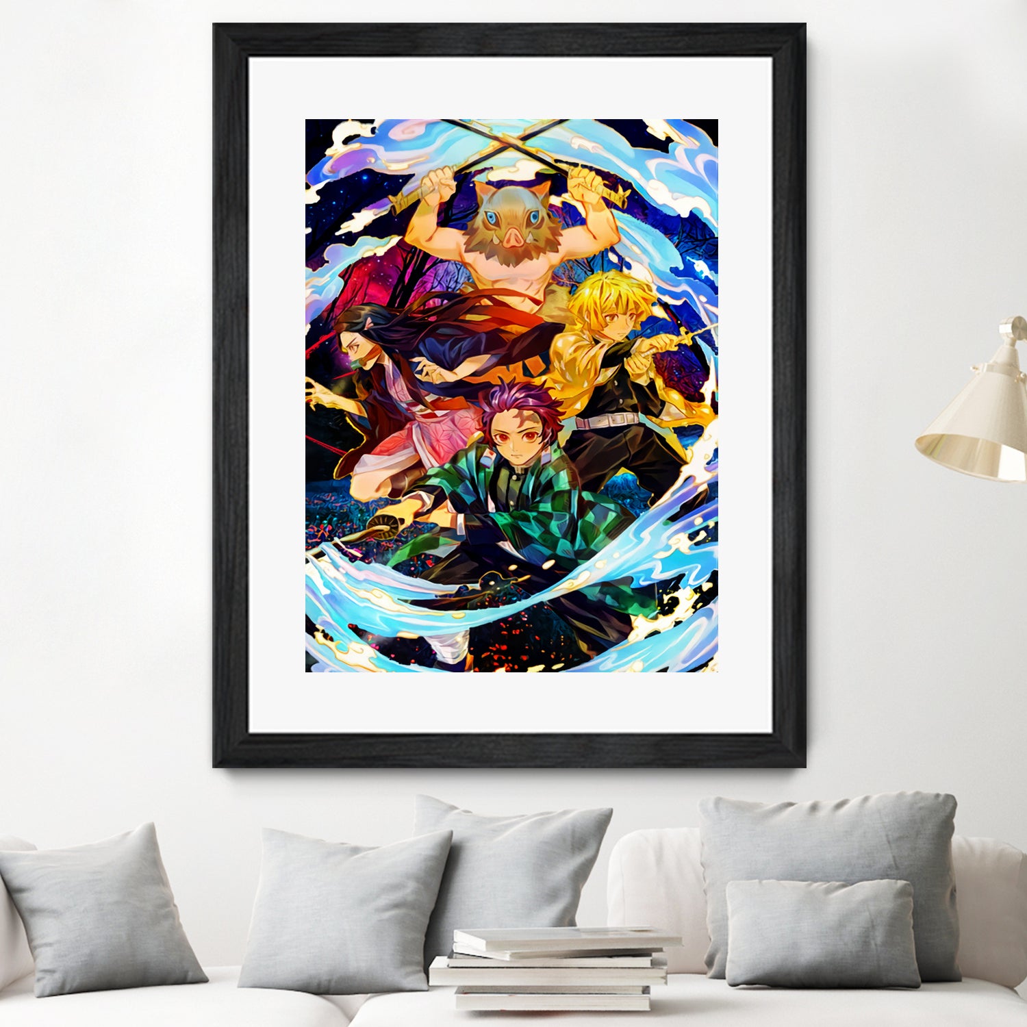 Demon Slayer Team by Christian Velazquez on GIANT ART - orange digital painting