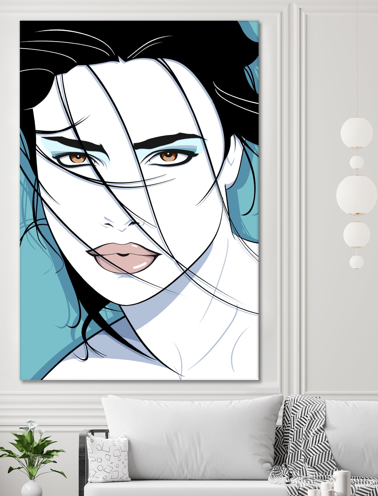 BREEZY by Ron Santiano on GIANT ART - blue digital drawing