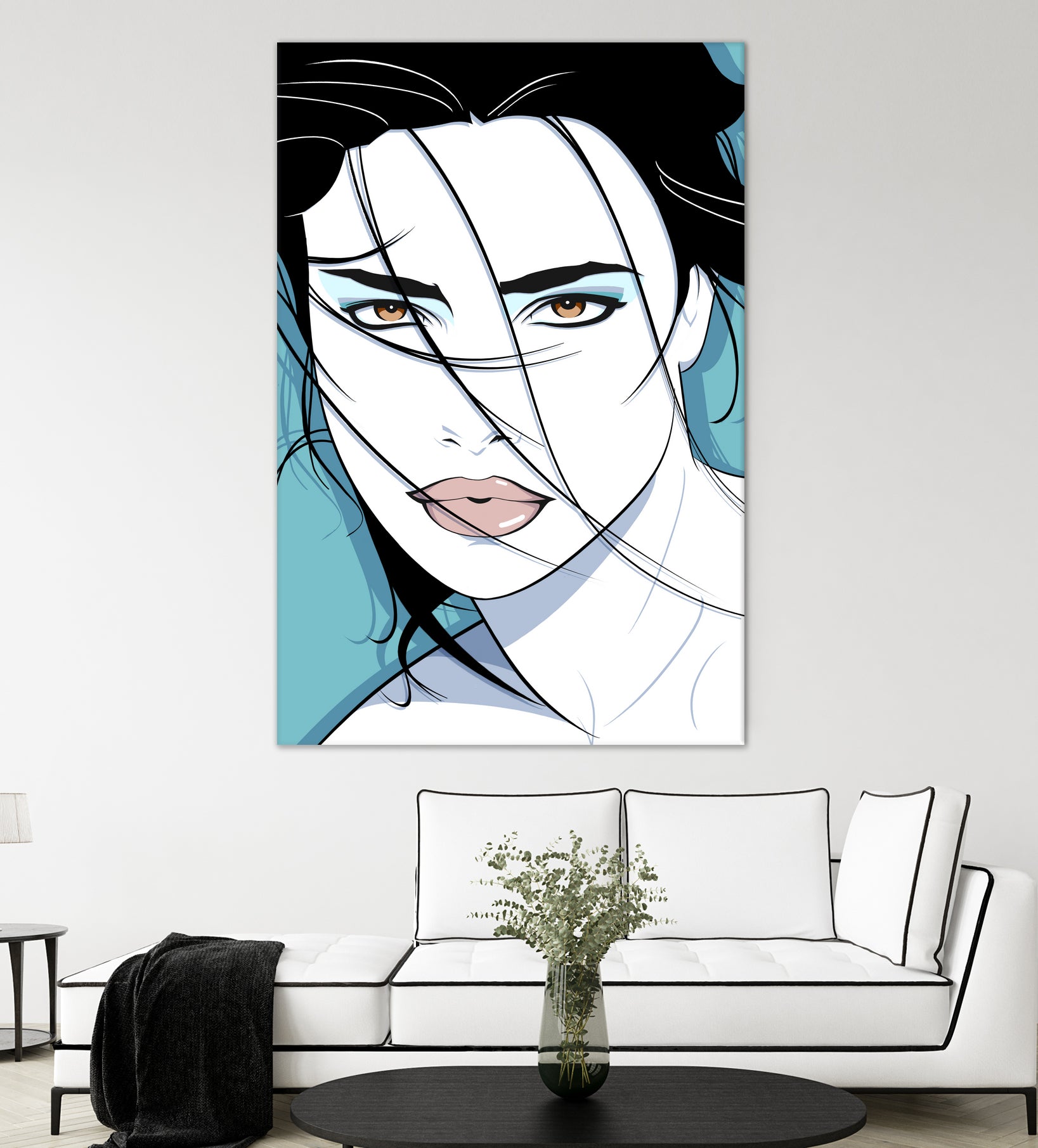 BREEZY by Ron Santiano on GIANT ART - blue digital drawing