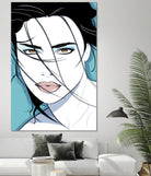 BREEZY by Ron Santiano on GIANT ART - blue digital drawing