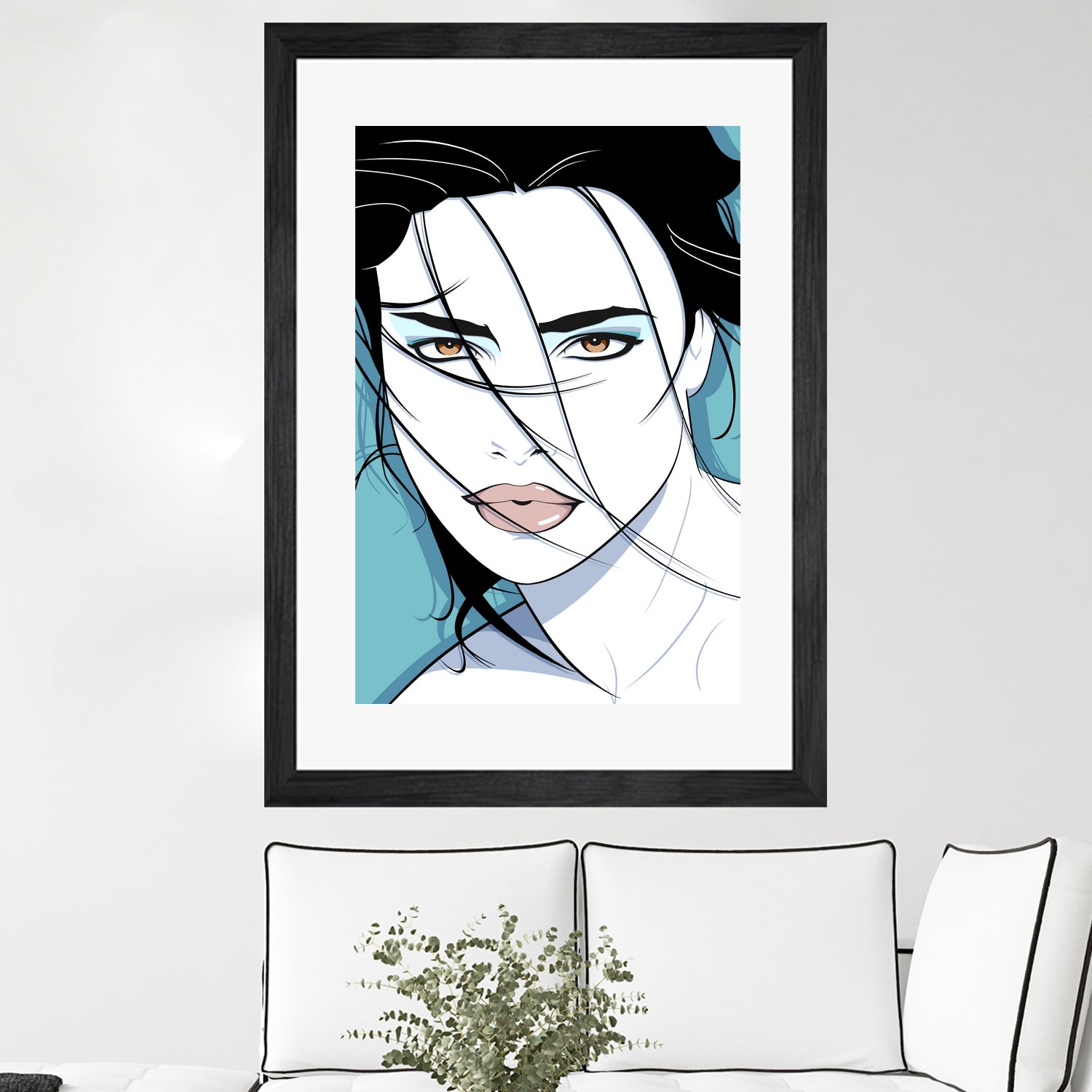 BREEZY by Ron Santiano on GIANT ART - blue digital drawing