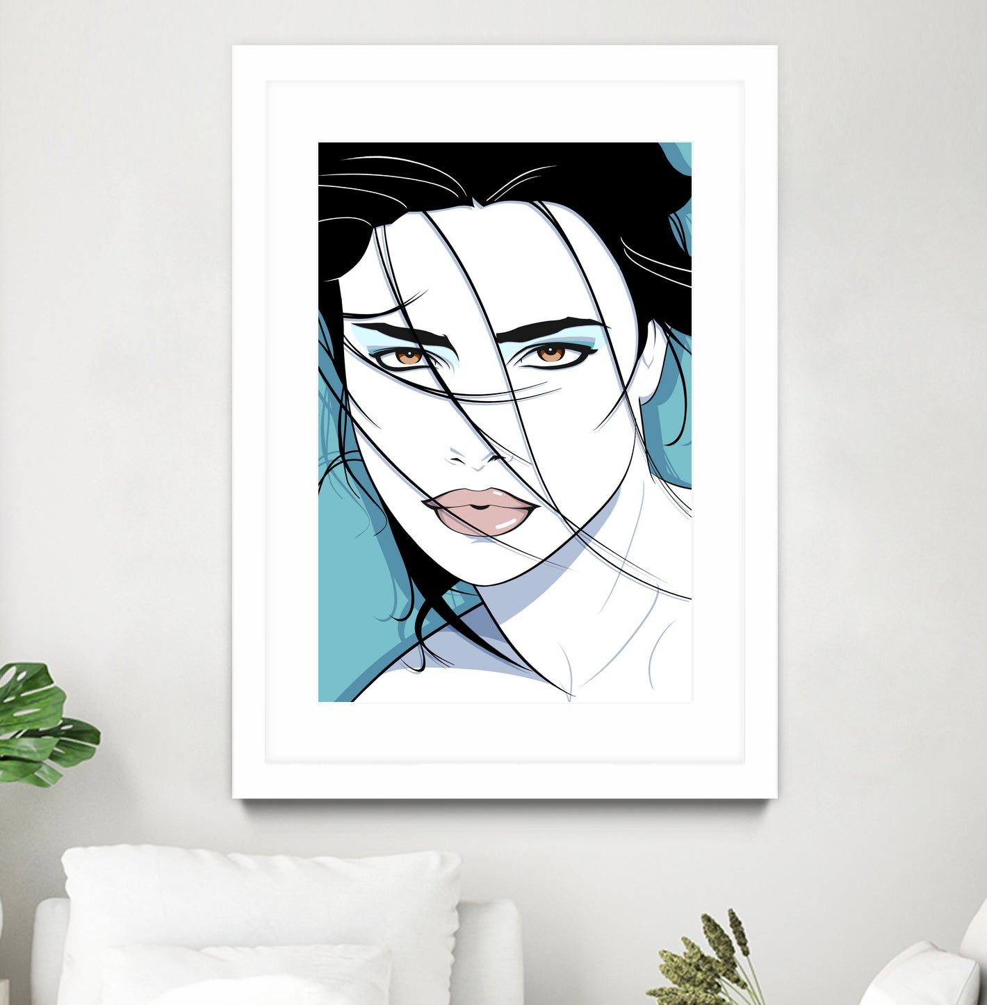 BREEZY by Ron Santiano on GIANT ART - blue digital drawing