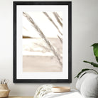 Minimalist coastal beach plants by IOANNA PAPANIKOLAOU on GIANT ART - brown photo illustration