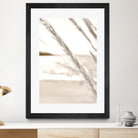 Minimalist coastal beach plants by IOANNA PAPANIKOLAOU on GIANT ART - brown photo illustration