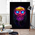 Borderland Mayhem Retro Mask by Christian Velazquez on GIANT ART - fuchsia game design