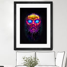 Borderland Mayhem Retro Mask by Christian Velazquez on GIANT ART - fuchsia game design