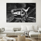 Wild West II B/W by João Bello on GIANT ART - black mixed media