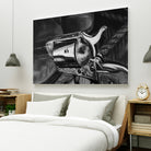 Wild West II B/W by João Bello on GIANT ART - black mixed media