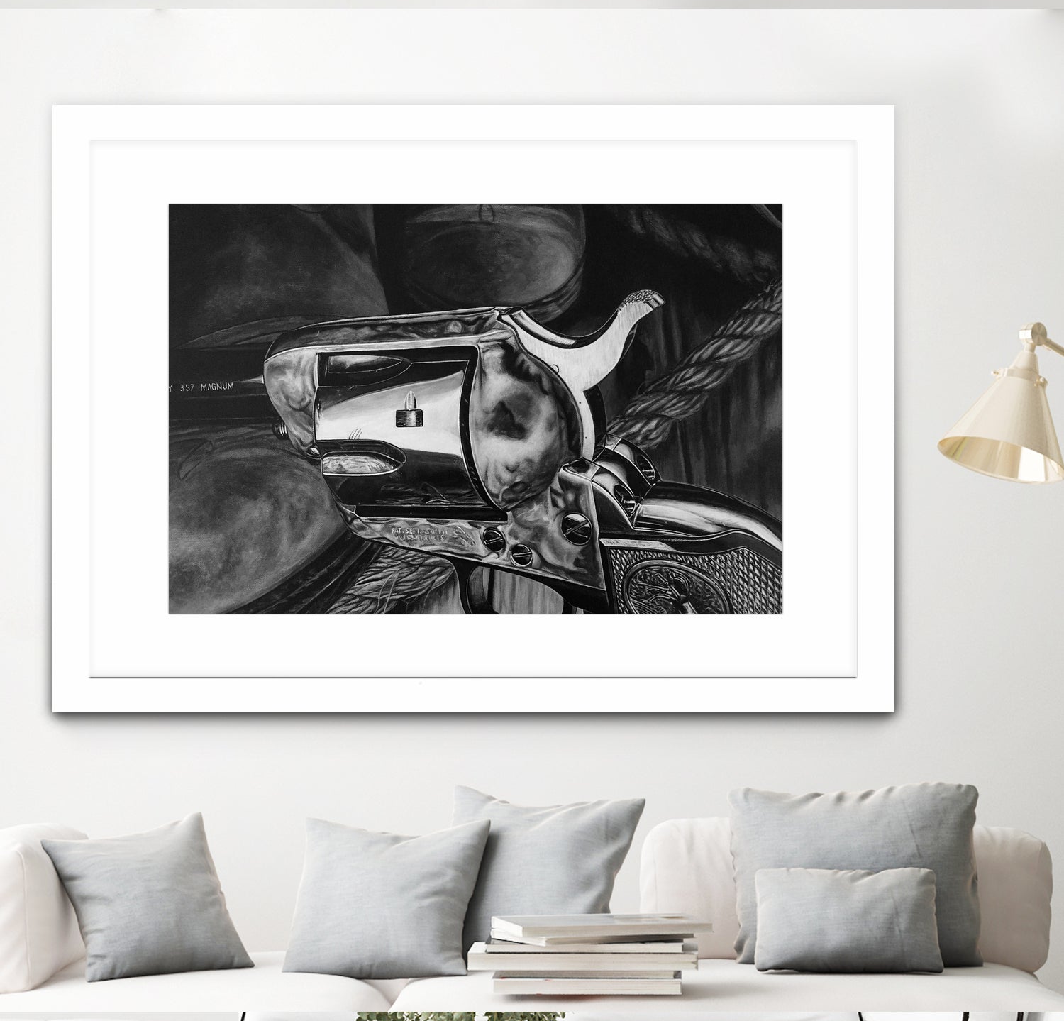 Wild West II B/W by João Bello on GIANT ART - black mixed media