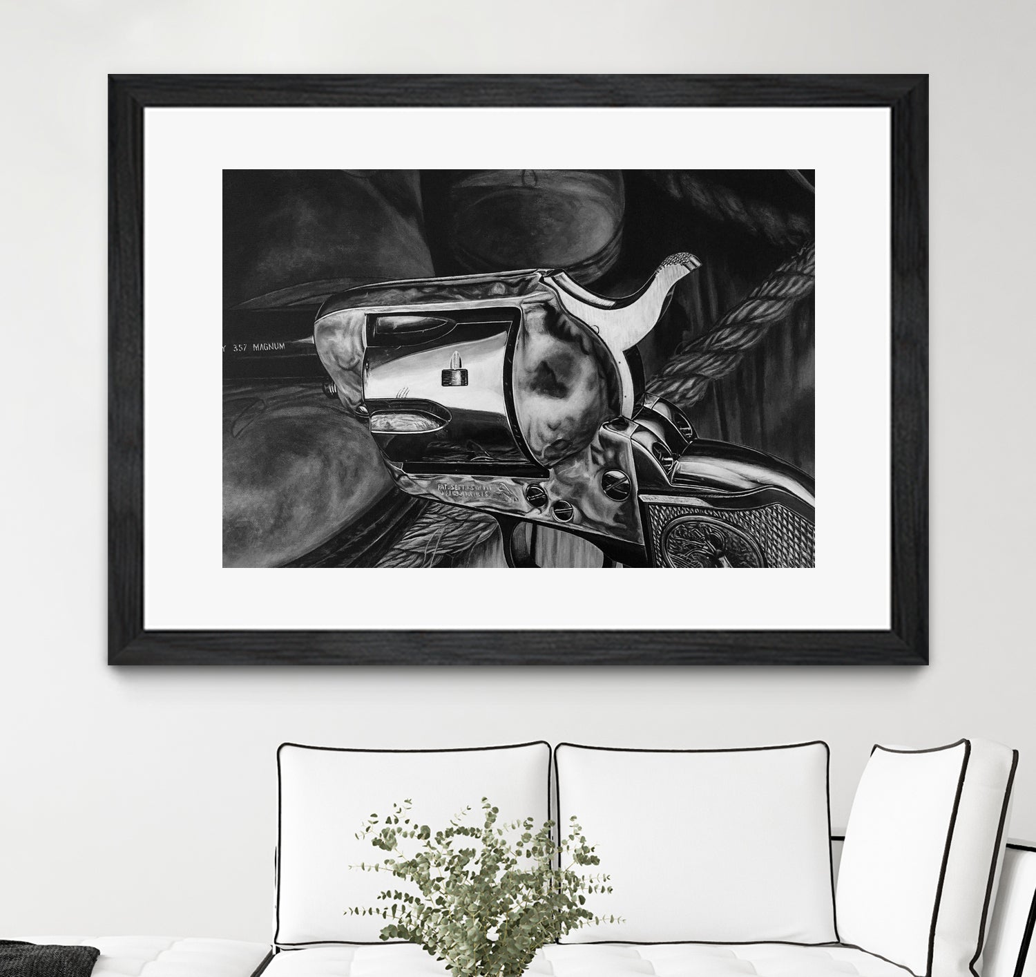 Wild West II B/W by João Bello on GIANT ART - black mixed media