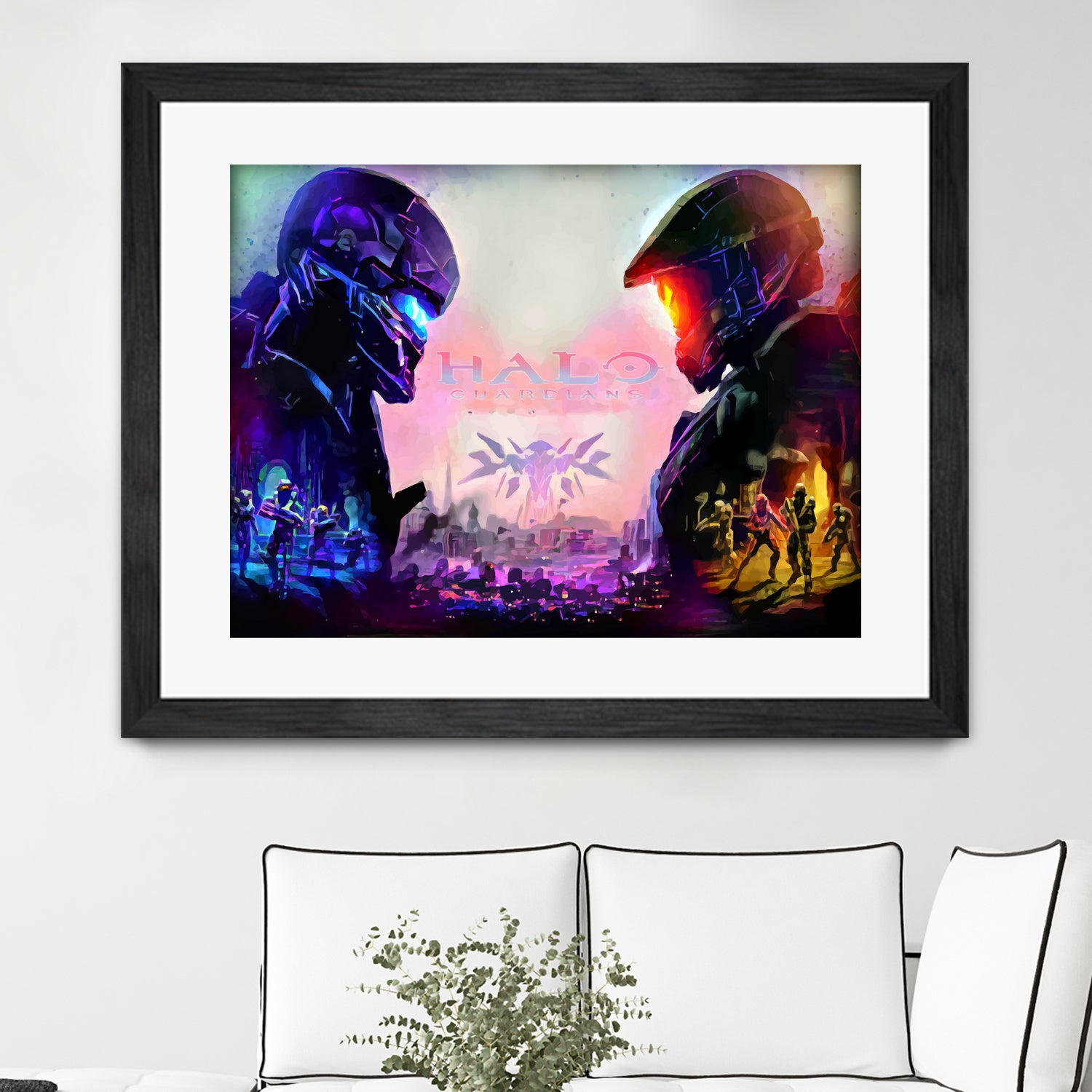 Halo Guardians retro by Christian Velazquez on GIANT ART - pink game design