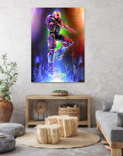 Spartan's Lights by Christian Velazquez on GIANT ART - fuchsia game design