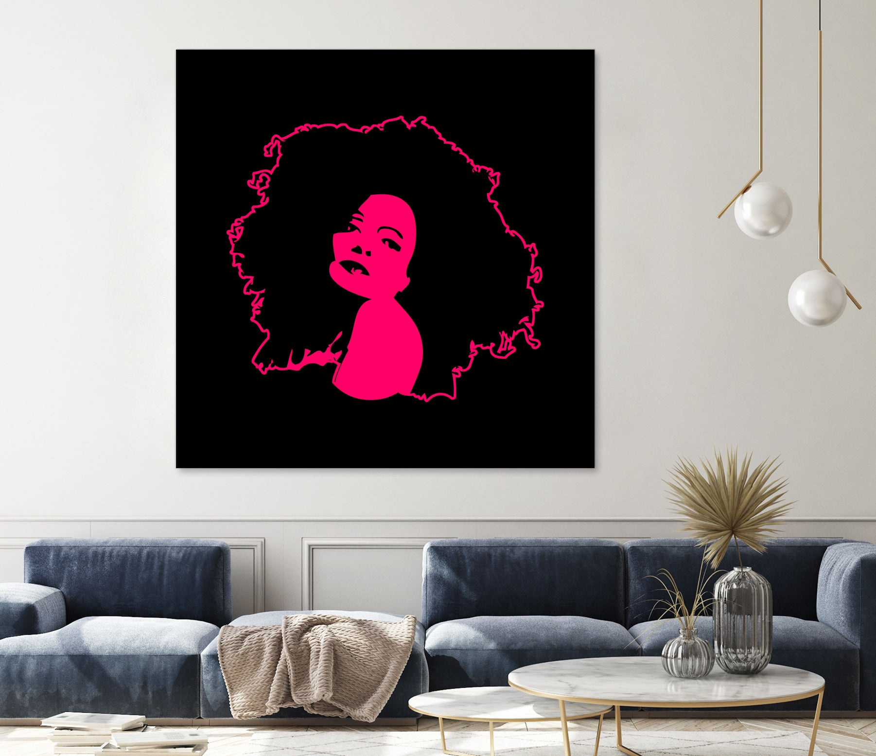 Diana Ross | Pop Art by William Cuccio on GIANT ART - pink digital painting