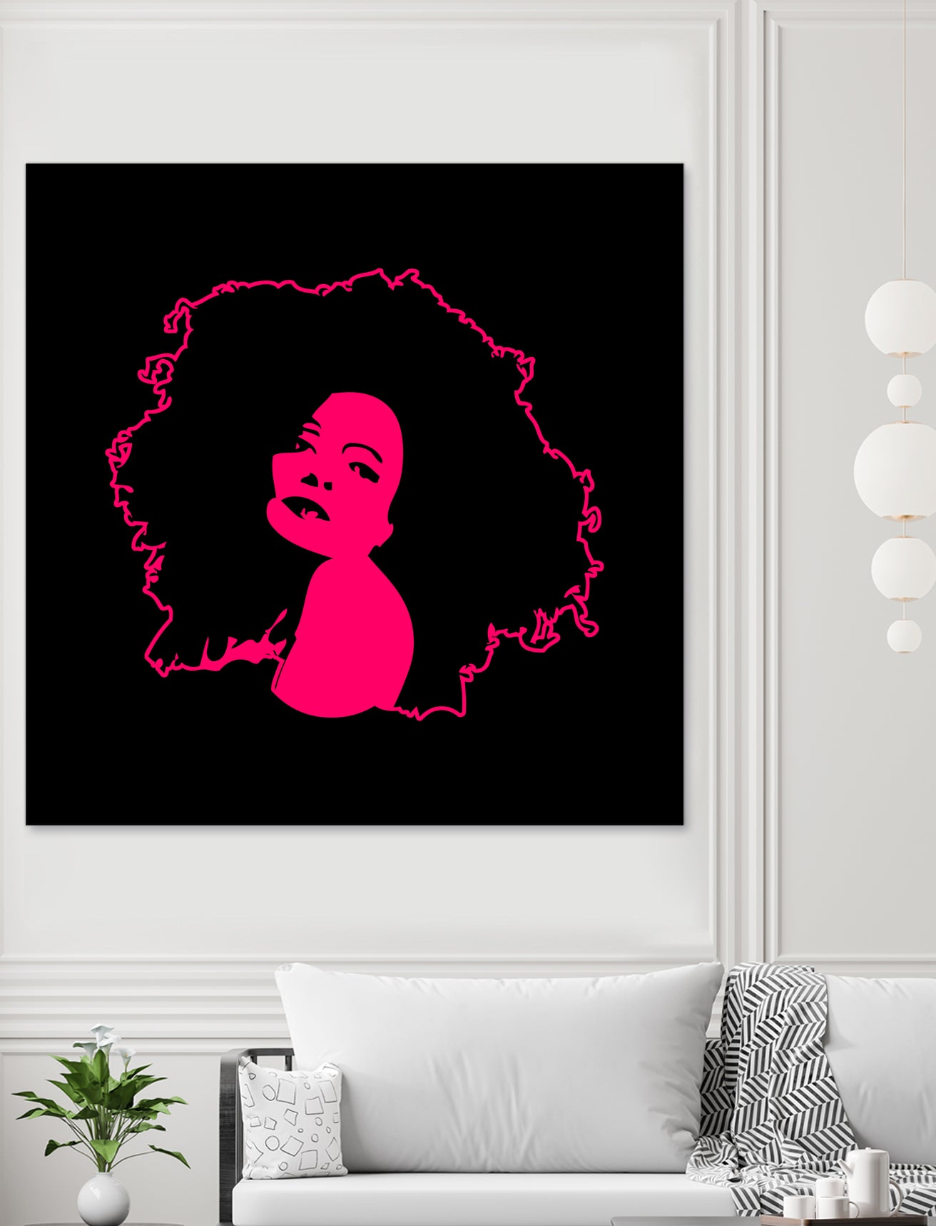 Diana Ross | Pop Art by William Cuccio on GIANT ART - pink digital painting