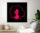 Diana Ross | Pop Art by William Cuccio on GIANT ART - pink digital painting