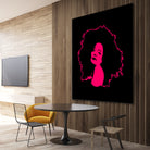 Diana Ross | Pop Art by William Cuccio on GIANT ART - pink digital painting