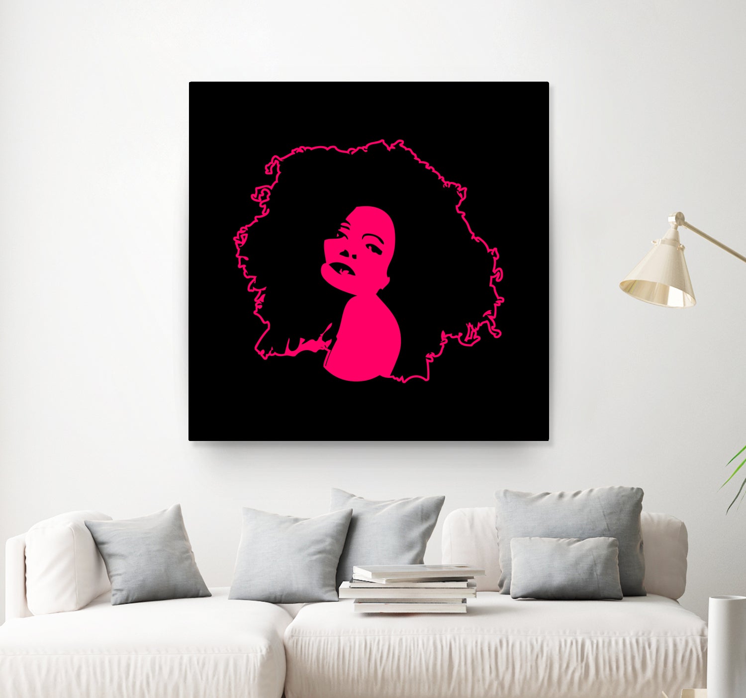 Diana Ross | Pop Art by William Cuccio on GIANT ART - pink digital painting