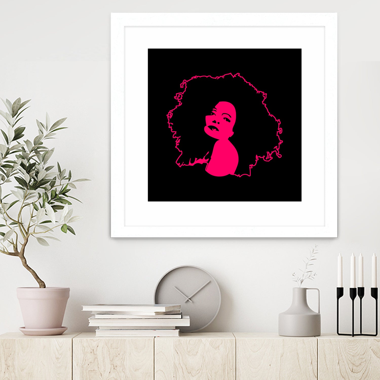 Diana Ross | Pop Art by William Cuccio on GIANT ART - pink digital painting