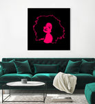 Diana Ross | Pop Art by William Cuccio on GIANT ART - pink digital painting