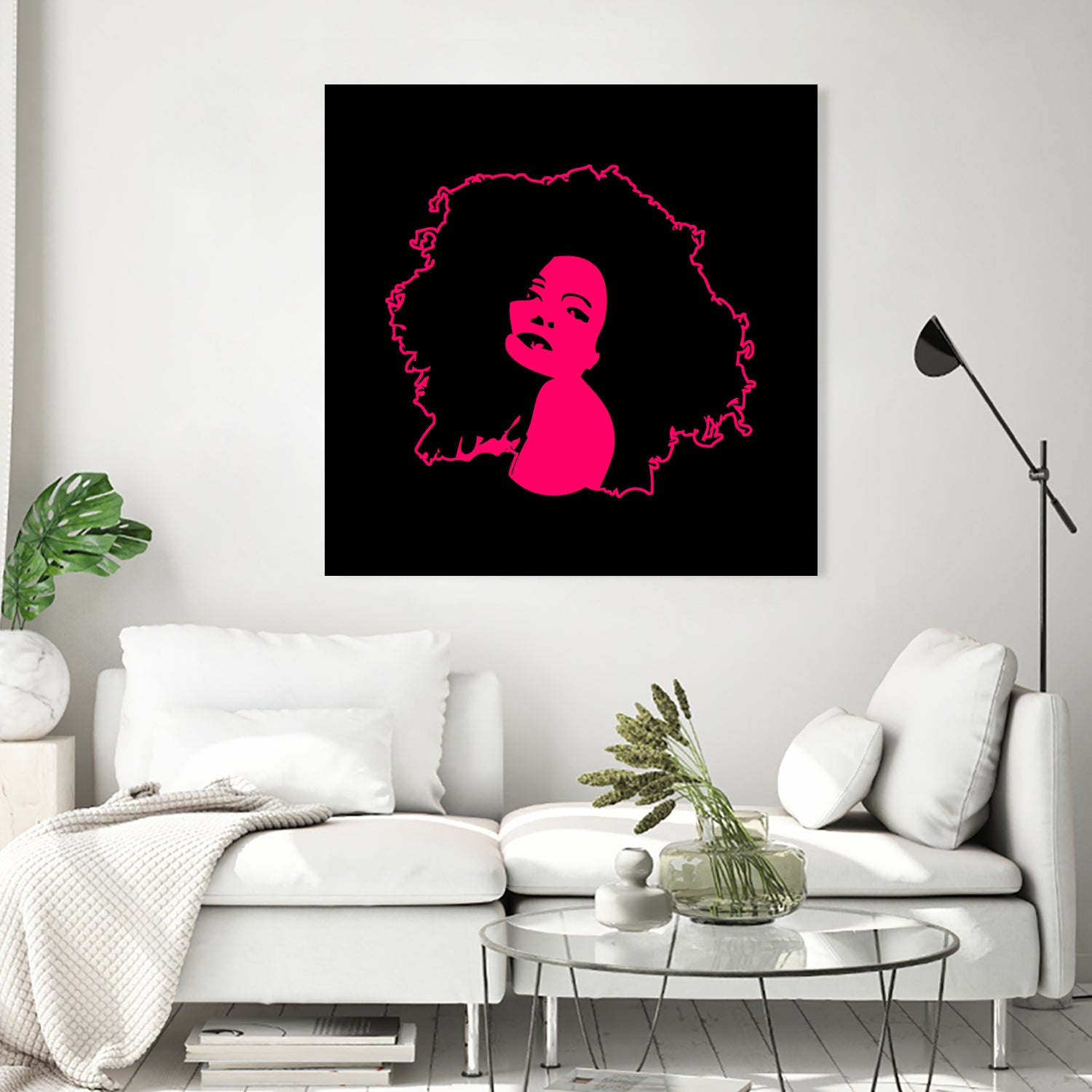 Diana Ross | Pop Art by William Cuccio on GIANT ART - pink digital painting