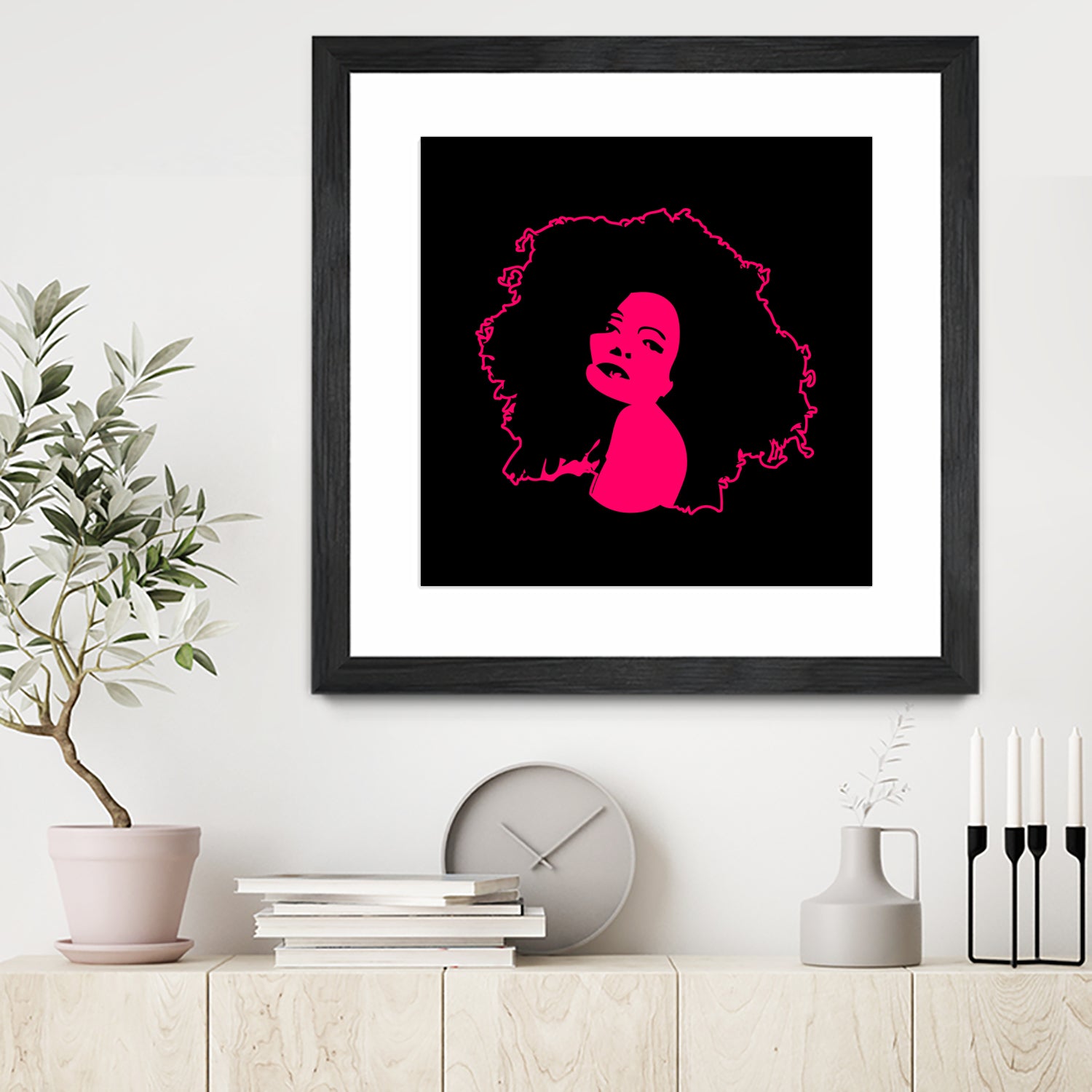 Diana Ross | Pop Art by William Cuccio on GIANT ART - pink digital painting