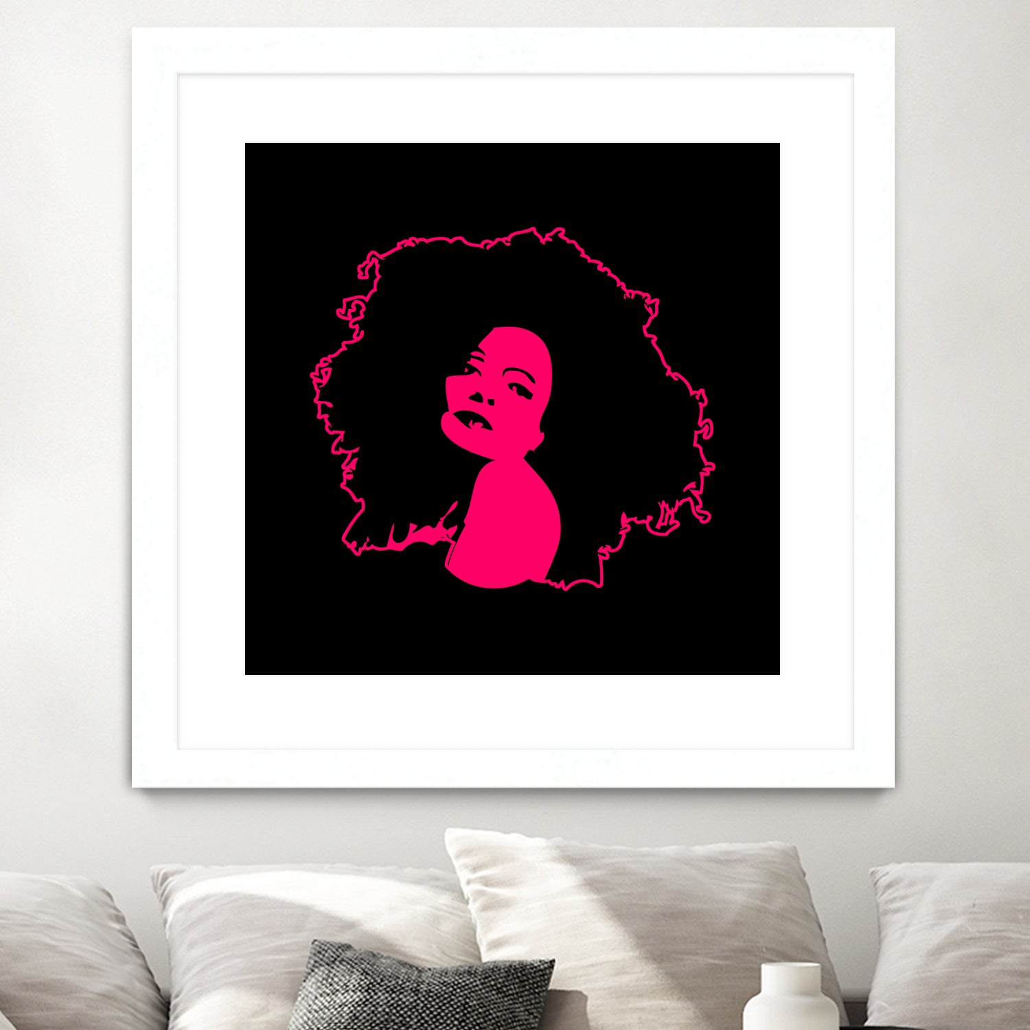 Diana Ross | Pop Art by William Cuccio on GIANT ART - pink digital painting