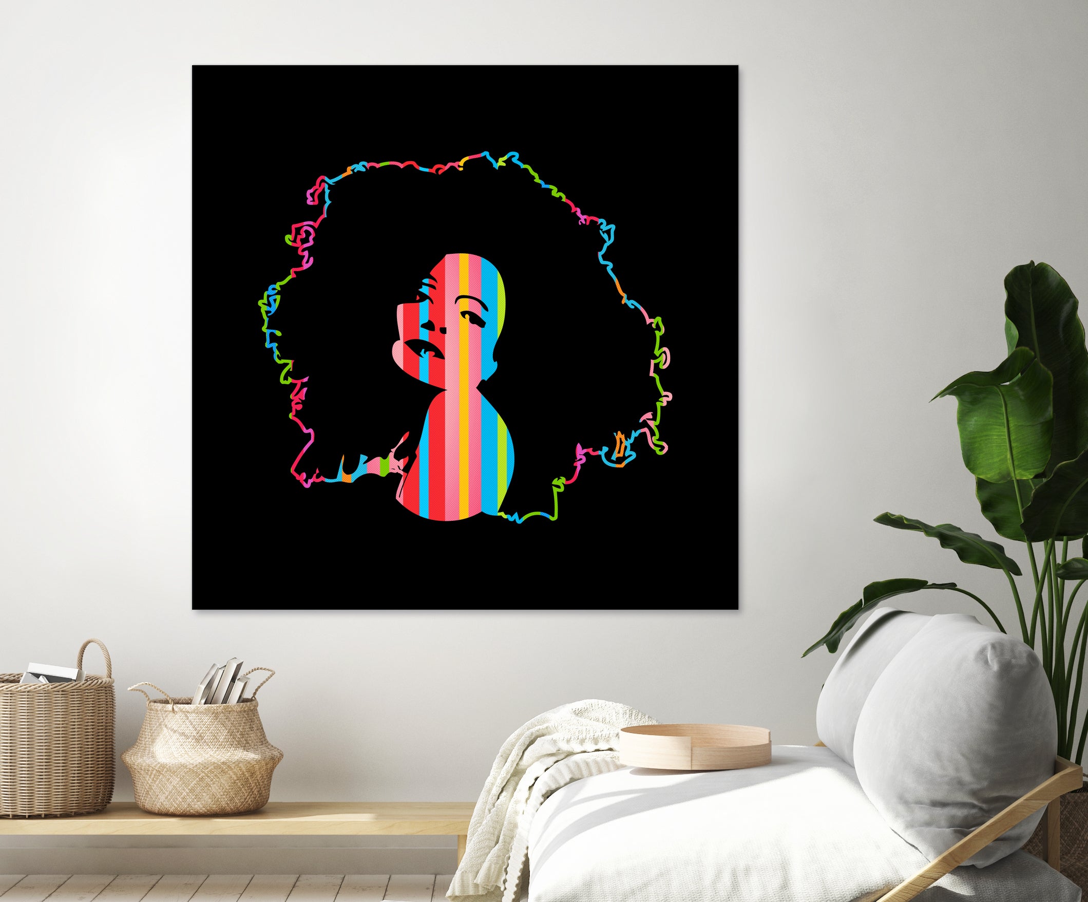 Diana Ross | Pop Art by William Cuccio on GIANT ART - black digital painting