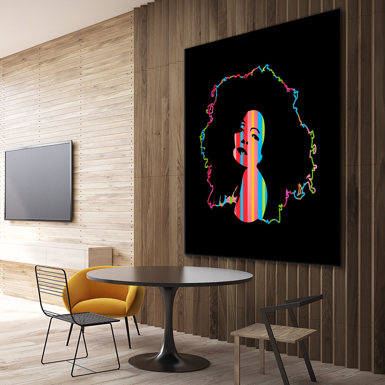 Diana Ross | Pop Art by William Cuccio on GIANT ART - black digital painting