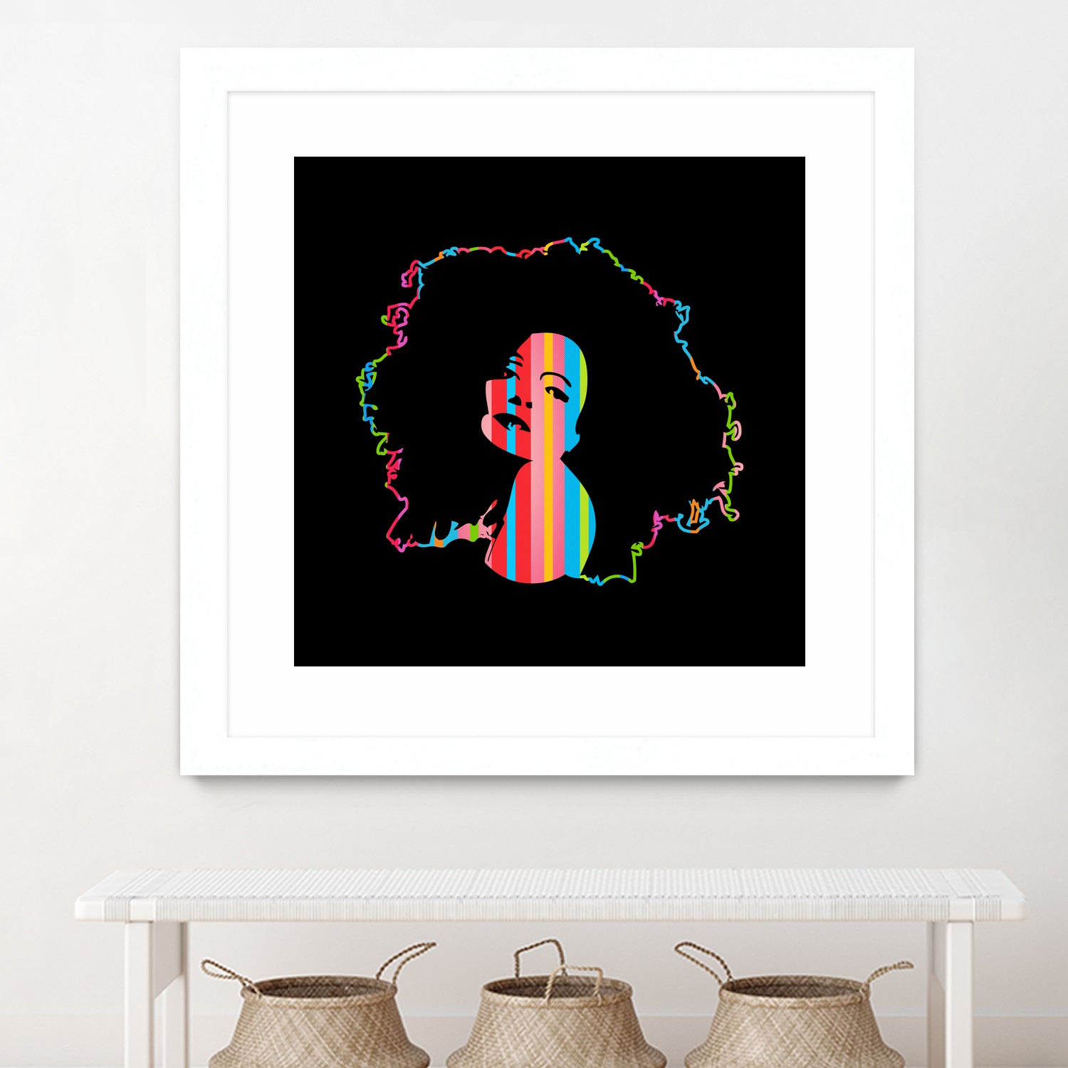 Diana Ross | Pop Art by William Cuccio on GIANT ART - black digital painting