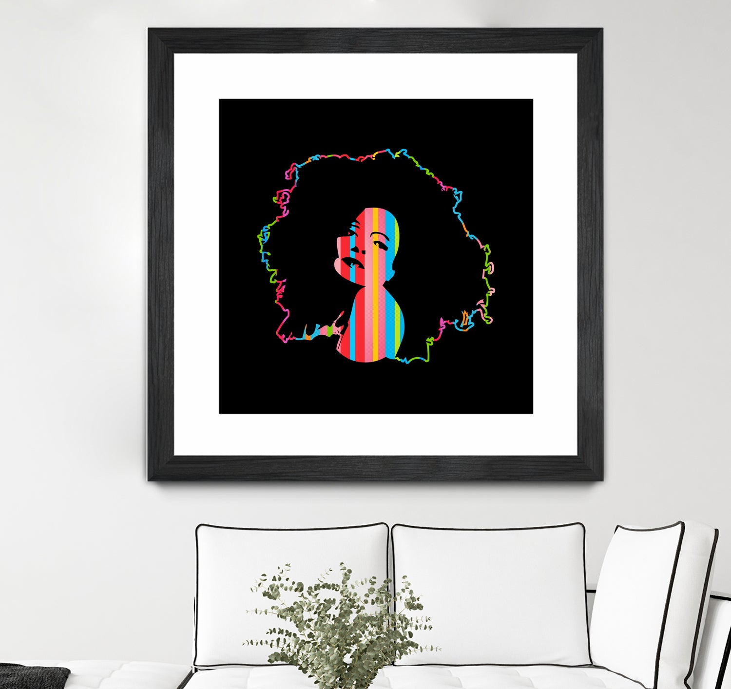 Diana Ross | Pop Art by William Cuccio on GIANT ART - black digital painting