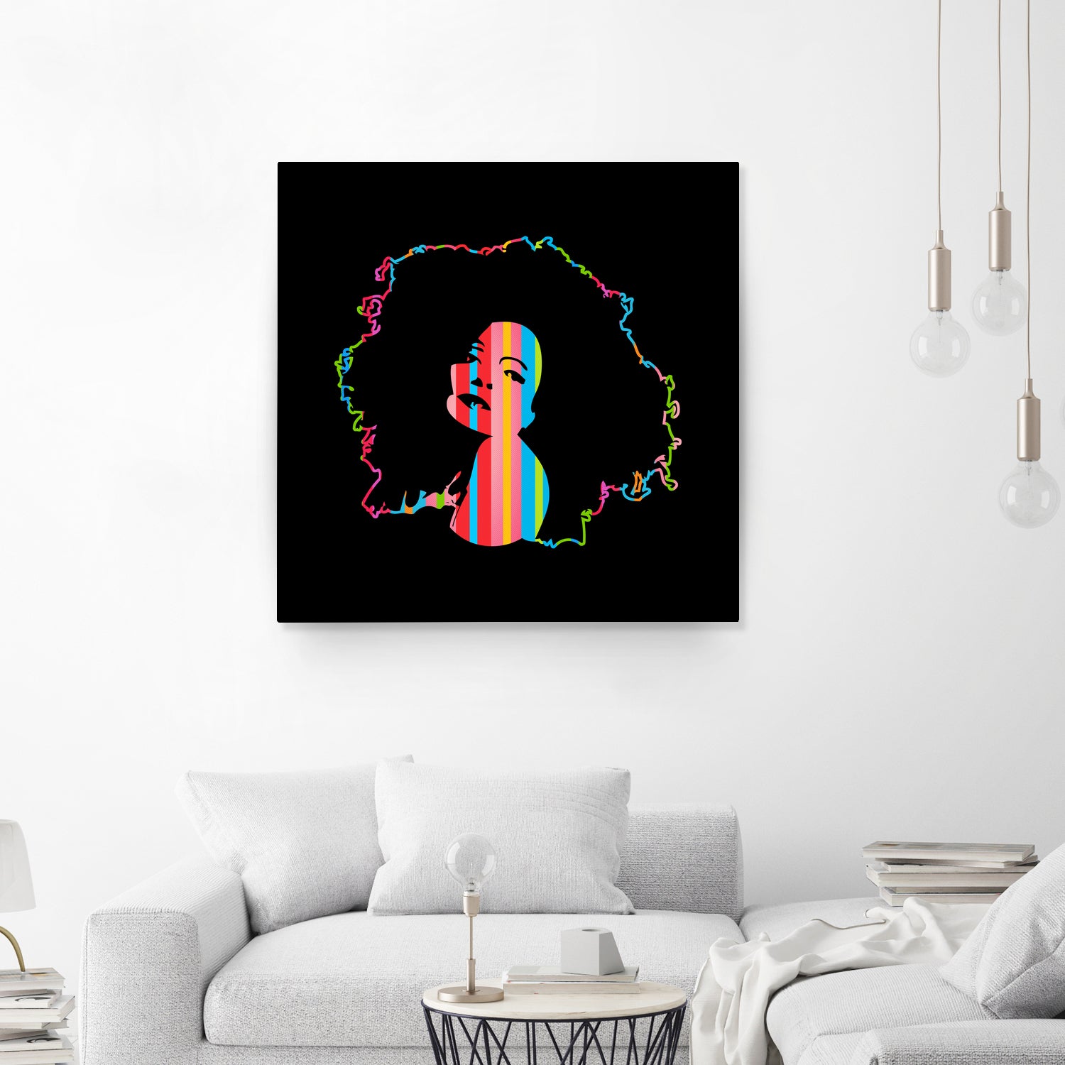 Diana Ross | Pop Art by William Cuccio on GIANT ART - black digital painting