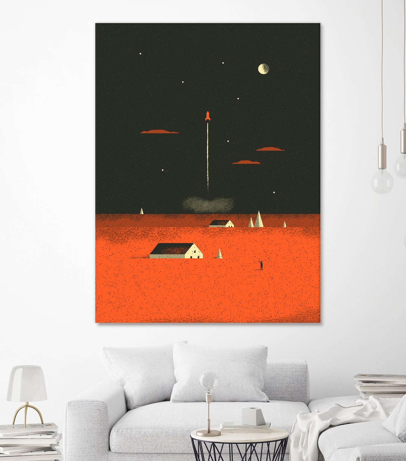 Bon voyage by Rene Hamann on GIANT ART - orange vector illustration