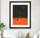 Bon voyage by Rene Hamann on GIANT ART - orange vector illustration