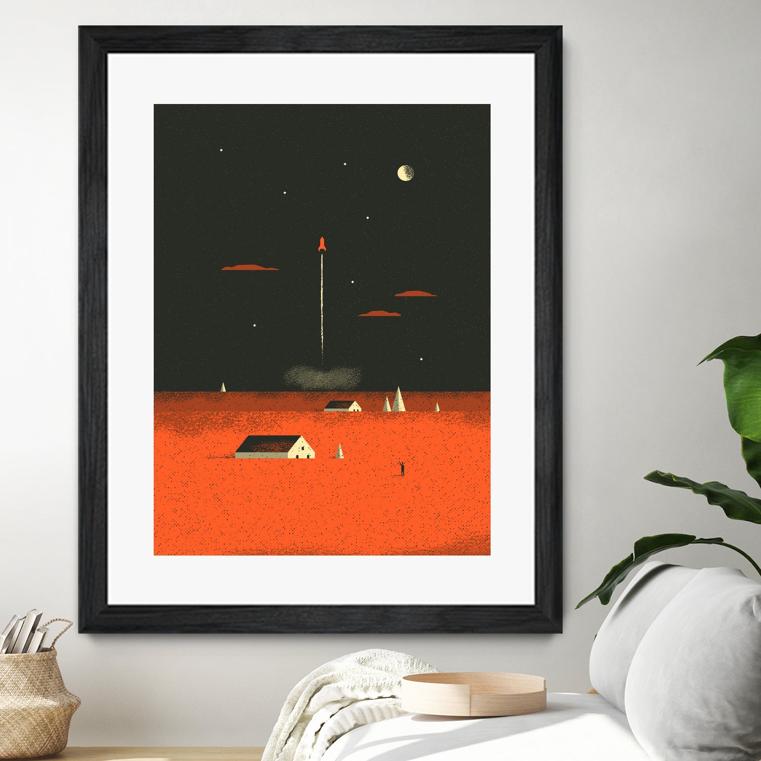 Bon voyage by Rene Hamann on GIANT ART - orange vector illustration