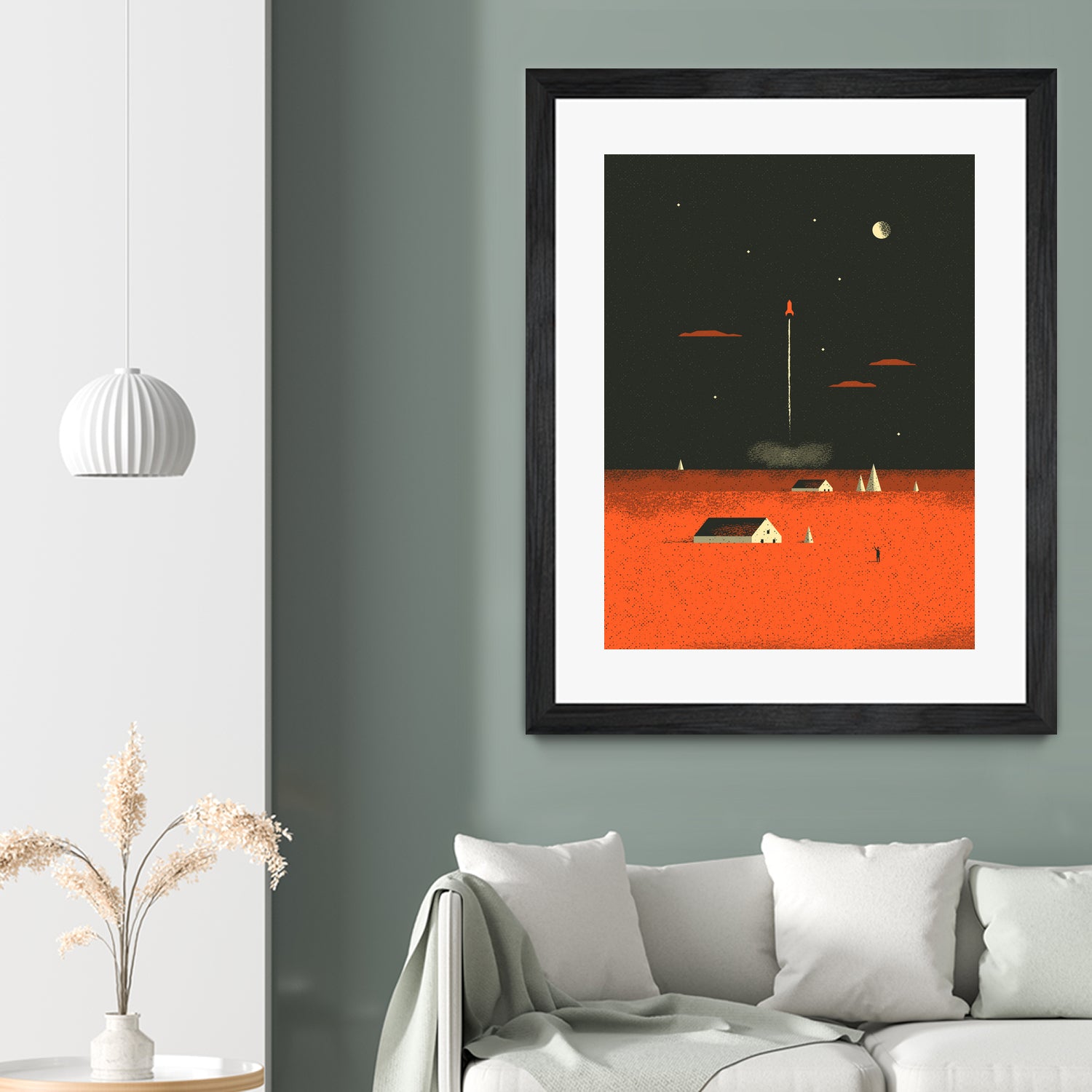 Bon voyage by Rene Hamann on GIANT ART - orange vector illustration