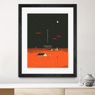 Bon voyage by Rene Hamann on GIANT ART - orange vector illustration