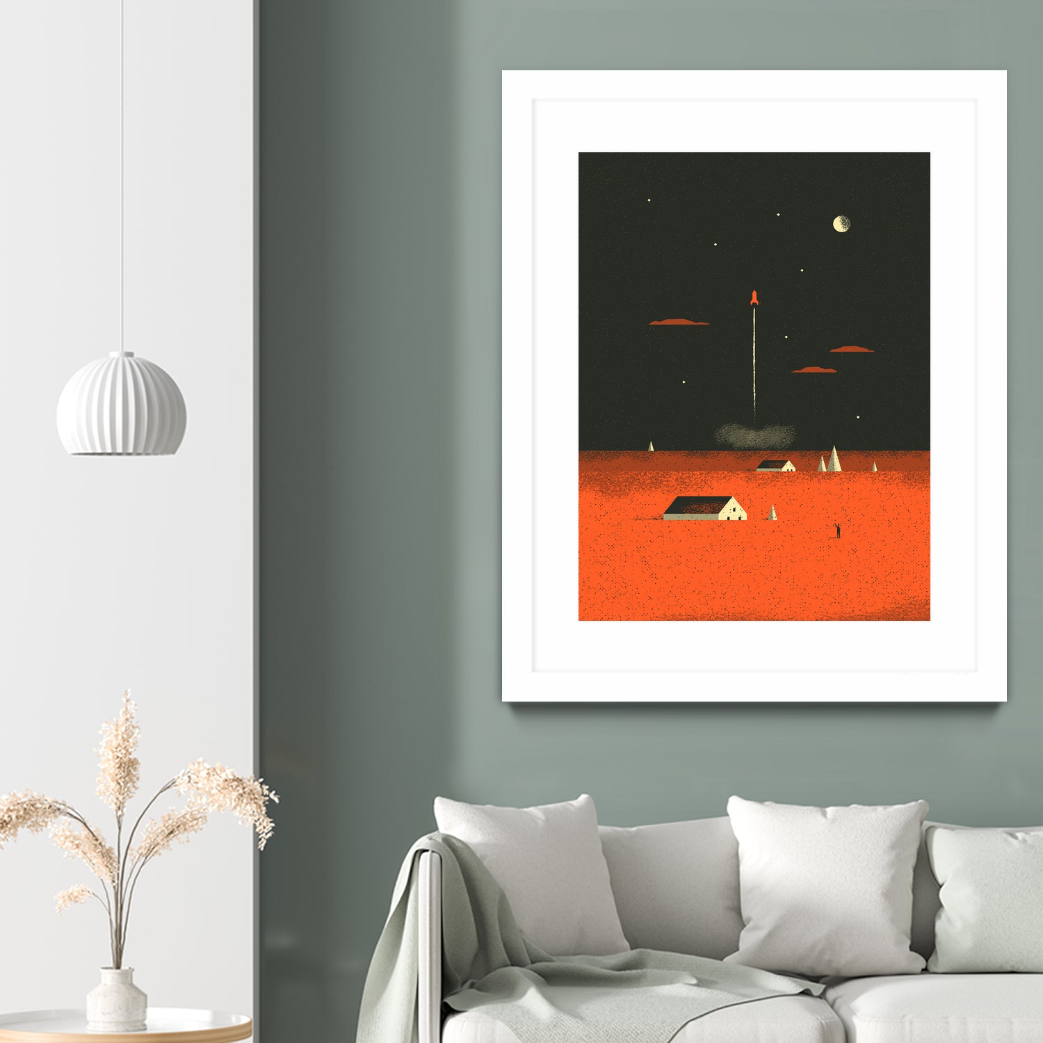 Bon voyage by Rene Hamann on GIANT ART - orange vector illustration