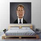 Arnold Schwarzenegger by Rob Snow on GIANT ART - gray digital painting