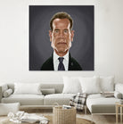 Arnold Schwarzenegger by Rob Snow on GIANT ART - gray digital painting