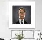 Arnold Schwarzenegger by Rob Snow on GIANT ART - gray digital painting