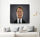 Arnold Schwarzenegger by Rob Snow on GIANT ART - gray digital painting