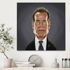 Arnold Schwarzenegger by Rob Snow on GIANT ART - gray digital painting