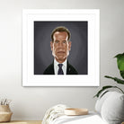 Arnold Schwarzenegger by Rob Snow on GIANT ART - gray digital painting