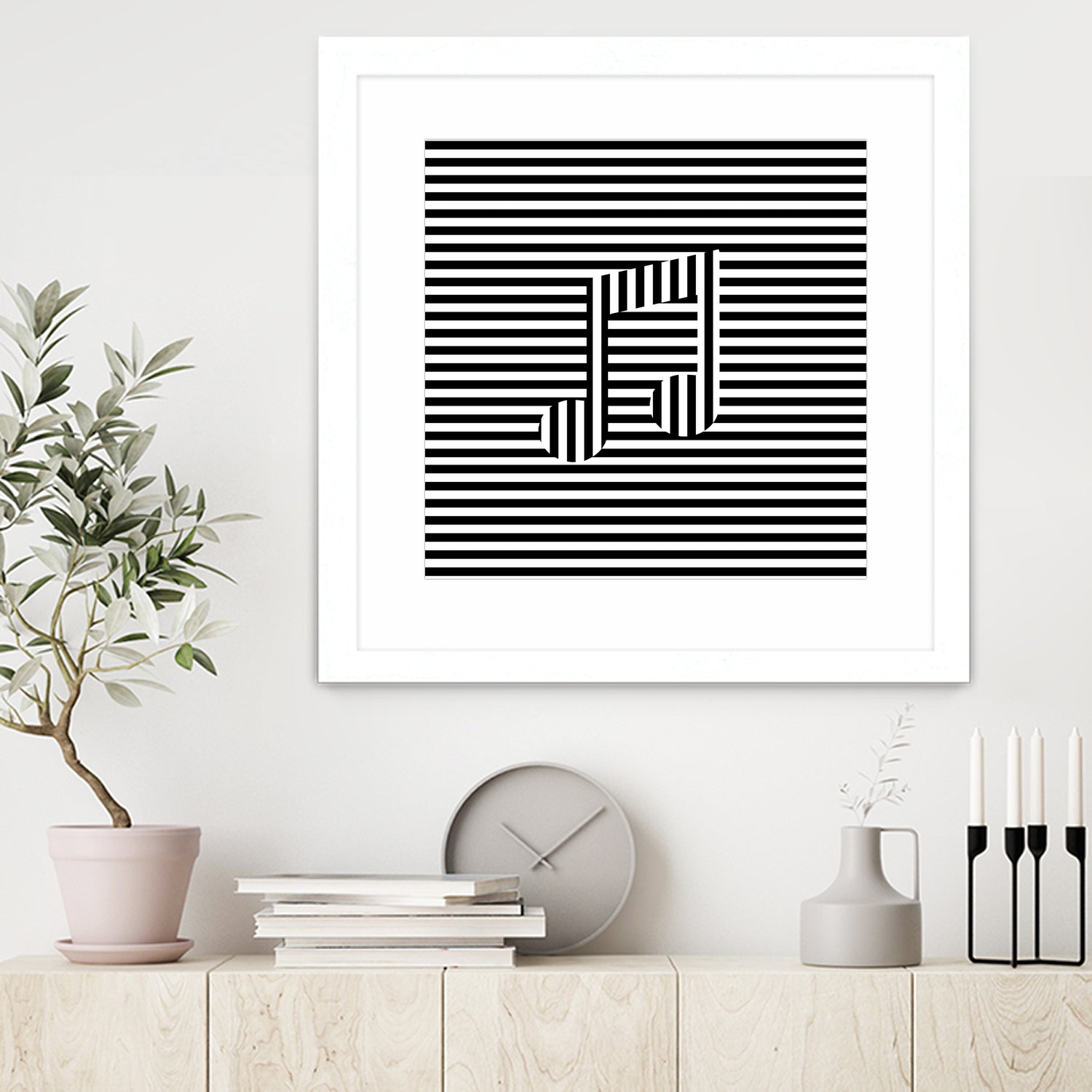 Music Note On Stripes by Georgi Zhelyazkov on GIANT ART - black vector illustration