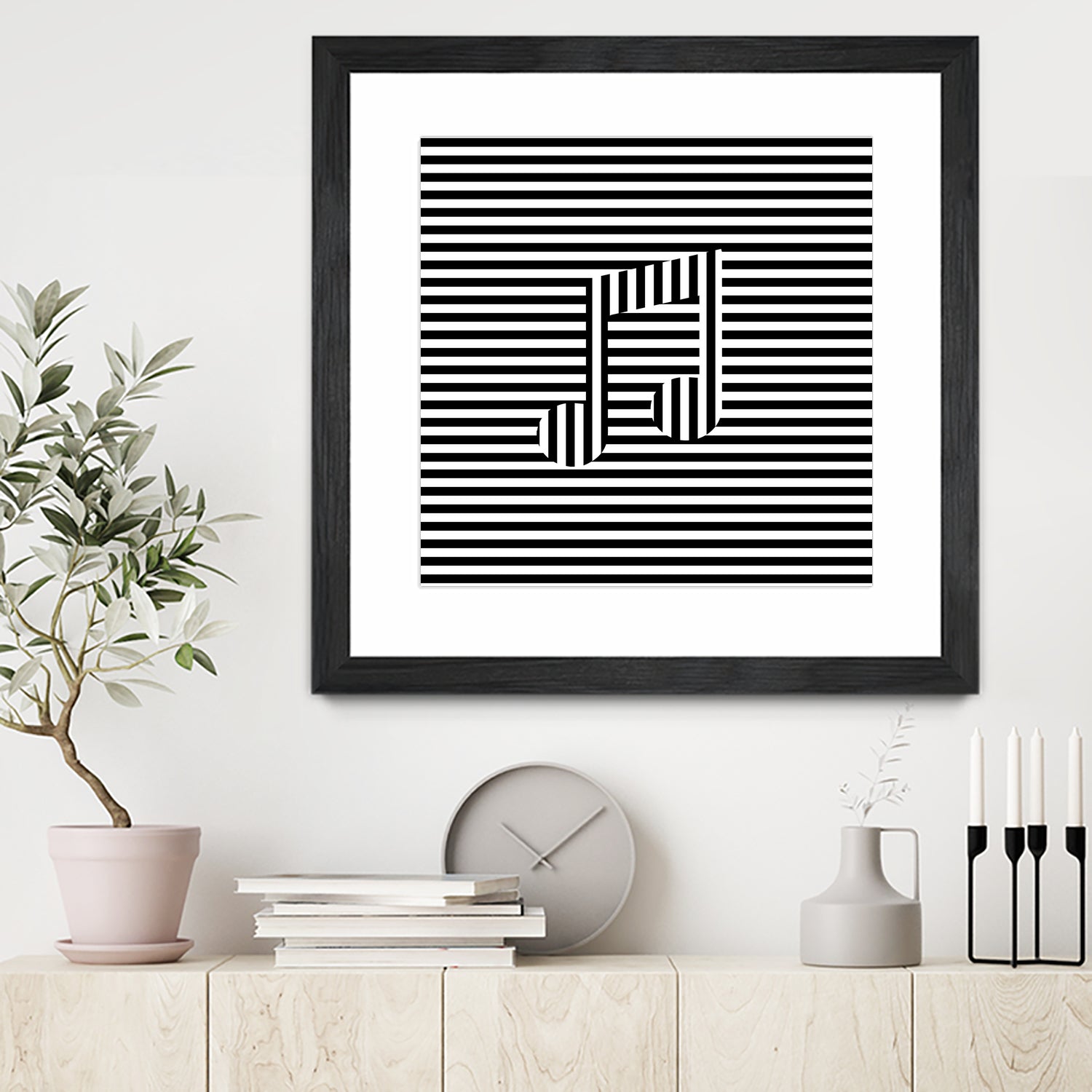 Music Note On Stripes by Georgi Zhelyazkov on GIANT ART - black vector illustration