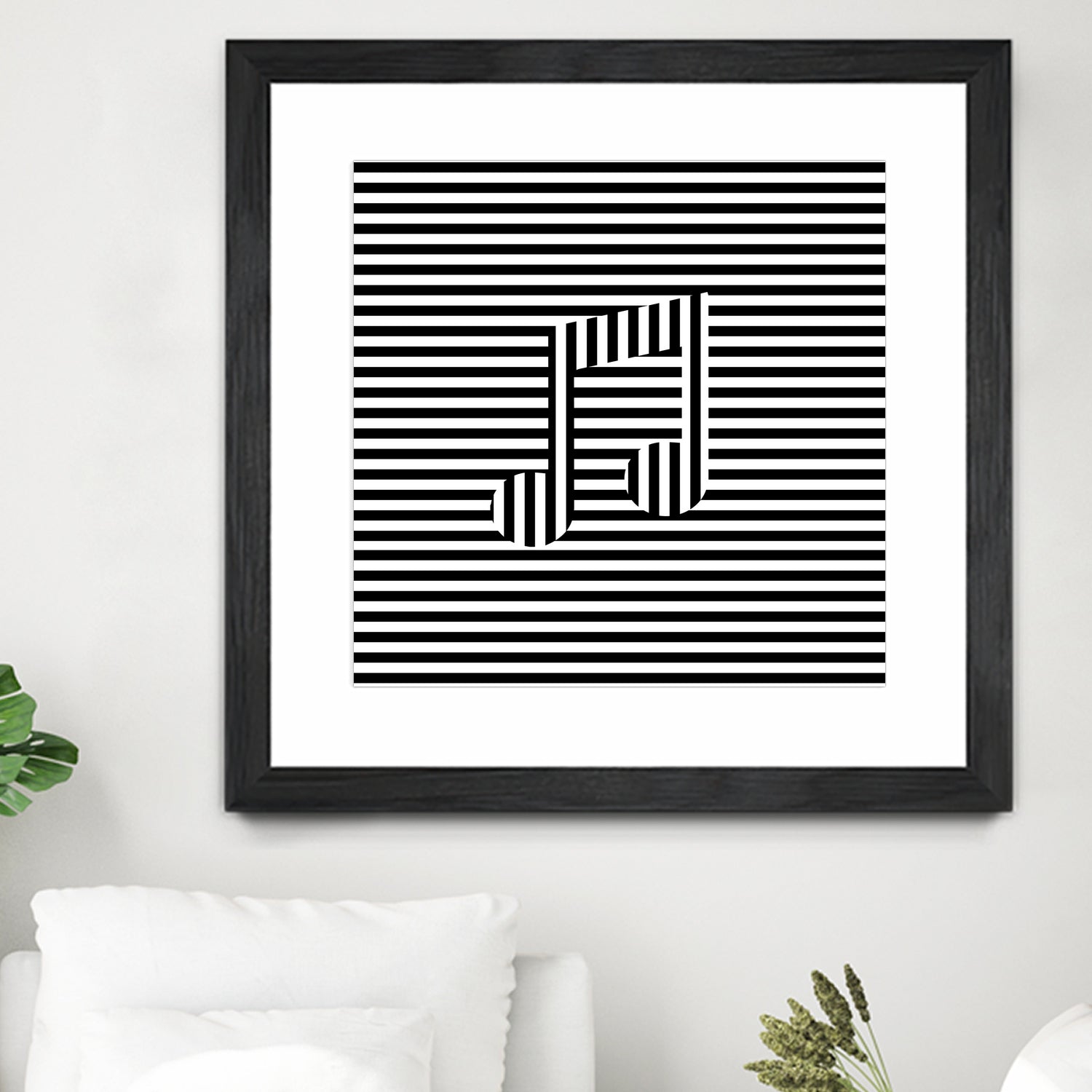 Music Note On Stripes by Georgi Zhelyazkov on GIANT ART - black vector illustration